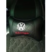 Подушка на подголовник Volkswagen (из экокожи c вышивкой)