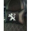 Автомобильная подушка под шею с вышивкой PEUGEOT