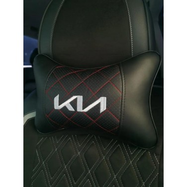 Подушка на подголовник KIA (из экокожи с вышивкой) Подушка на подголовник KIA (из экокожи с вышивкой)