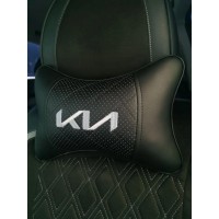Подушка на подголовник KIA (из экокожи с черной прострочкой)