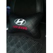 Подушка на подголовник Hyundai (из экокожи с черной прострочкой)