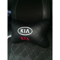 Подушка на подголовник KIA (из экокожи c черной прострочкой)