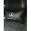 Подушка на подголовник Mercedes-Benz (из экокожи с прострочкой)