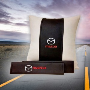 Подарочный набор MAZDA: подушка и накладки на ремень безопасности