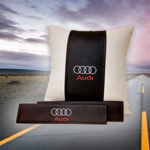 Подарочный набор AUDI: подушка и накладки на ремень безопасности