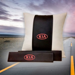 Подарочный набор KIA: подушка и накладки на ремень безопасности