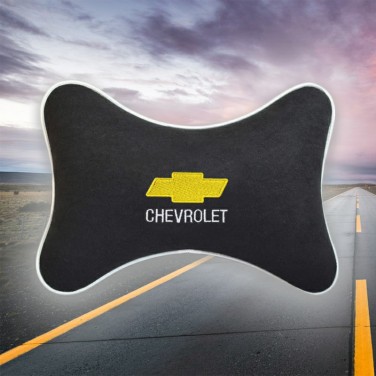 Подушка на подголовник Chevrolet (из черного велюра) 