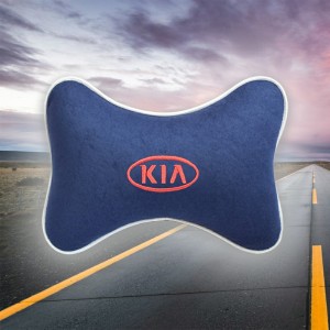 Подушка на подголовник KIA (из синего велюра)