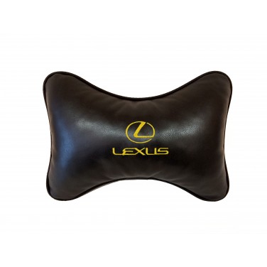 Подушка на подголовник LEXUS (из натуральной кожи)