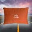 Подушка декоративная TOYOTA (из красного велюра)