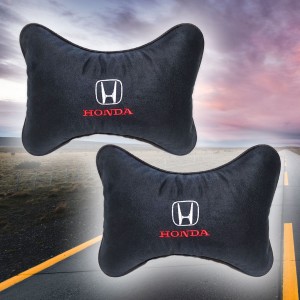 Комплект подушек на подголовник Honda (из алькантары)