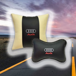 Малый комплект подушек в салон автомобиля Audi (из экокожи)