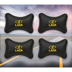 Комплект подушек на подголовник Lada (из экокожи)