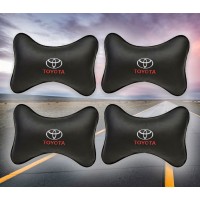 Комплект подушек на подголовник Toyota (из экокожи)