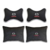 Подарочный комплект подушек Mazda (из чёрного велюра) Подарочный комплект подушек Mazda (из чёрного велюра) - Фото № 2
