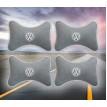 Комплект подушек на подголовник Volkswagen (из серого велюра)
