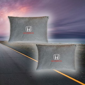 Малый комплект подушек в салон авто Honda (из серого велюра)