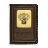 Обложка для паспорта Смелому таможеннику (кожа) - Фото № 2