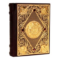 Подарочная книга Православный Молитвослов (с золотой филигранью)