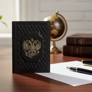 Обложка для паспорта Россиянин (кожа)