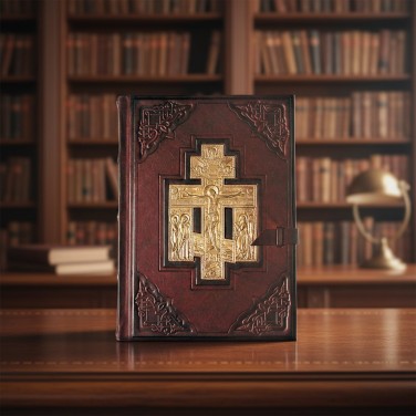 Подарочная книга Библия большая (с литьем)