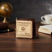 Зажим для денег 100 долларов (кожа)