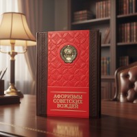 Подарочная книга Афоризмы советских вождей (кожа)