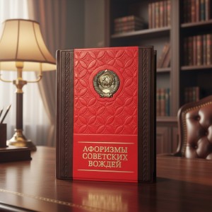 Подарочная книга Афоризмы советских вождей (кожа)