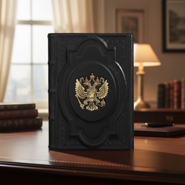 Ежедневник А5 Держава (кожа)