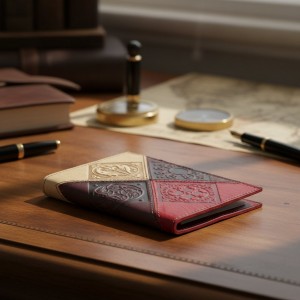 Обложка для паспорта Жар-птица (кожа)