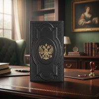 Визитница настольная Кремлёвская (кожа)