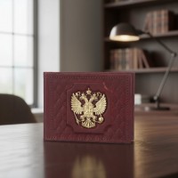 Обложка для удостоверения Герб России