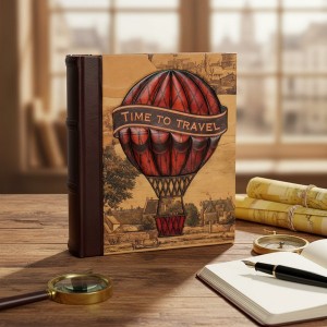 Фотоальбом большой Время путешествий (кожа) Фотоальбом большой Время путешествий (кожа)