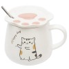 Кружка с крышкой Приветливый котик - Фото № 6