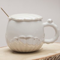 Кружка с крышкой Перламутровая жемчужина