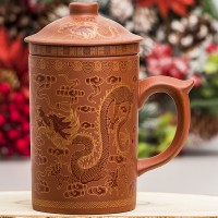 Кружка с ситечком Китайский дракон