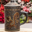 Кружка с ситечком Великий дракон