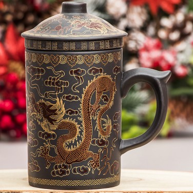 Кружка с ситечком Великий дракон Кружка с ситечком Великий дракон