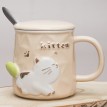 Кружка с крышкой Котик игрун Кружка с крышкой Котик игрун