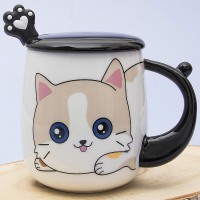 Кружка с крышкой Голубоглазый котенок