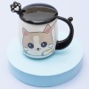 Кружка с крышкой Голубоглазый котенок - Фото № 11
