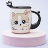 Кружка с крышкой Голубоглазый котенок - Фото № 8