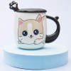 Кружка с крышкой Голубоглазый котенок - Фото № 10