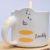 Кружка с ложечкой Кот - везунчик - Фото № 3
