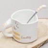 Кружка с ложечкой Кот - везунчик - Фото № 7
