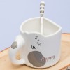 Кружка с ложечкой Кот - счастливчик - Фото № 4