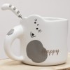 Кружка с ложечкой Кот - счастливчик - Фото № 5