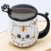 Кружка с крышкой Кот - полосатый хвост - Фото № 3