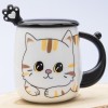 Кружка с крышкой Кот - полосатый хвост - Фото № 6