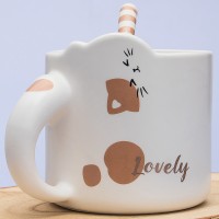 Кружка с ложечкой Котик - очарование